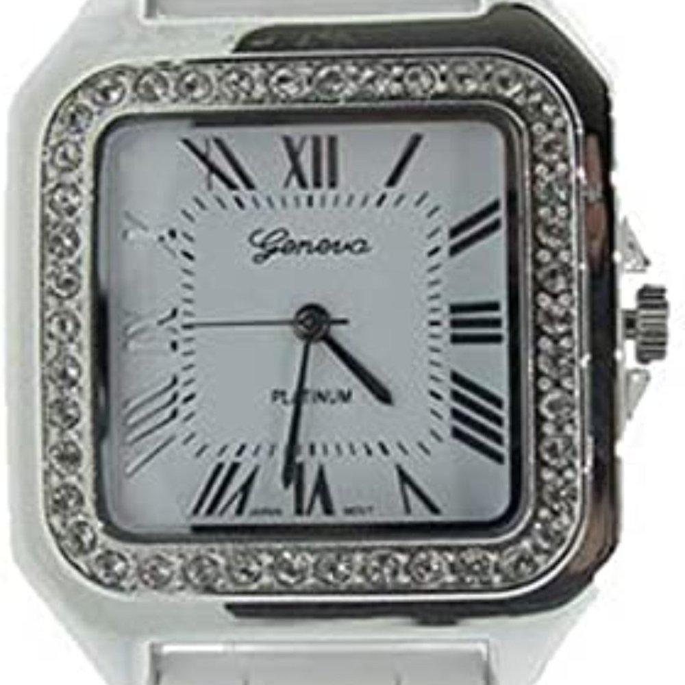 Roman Numerals Square Face Jelly Watch